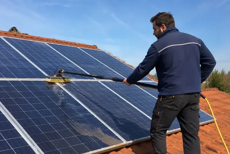 Nettoyage et entretien de panneaux solaires à Nancy-sur-Cluses